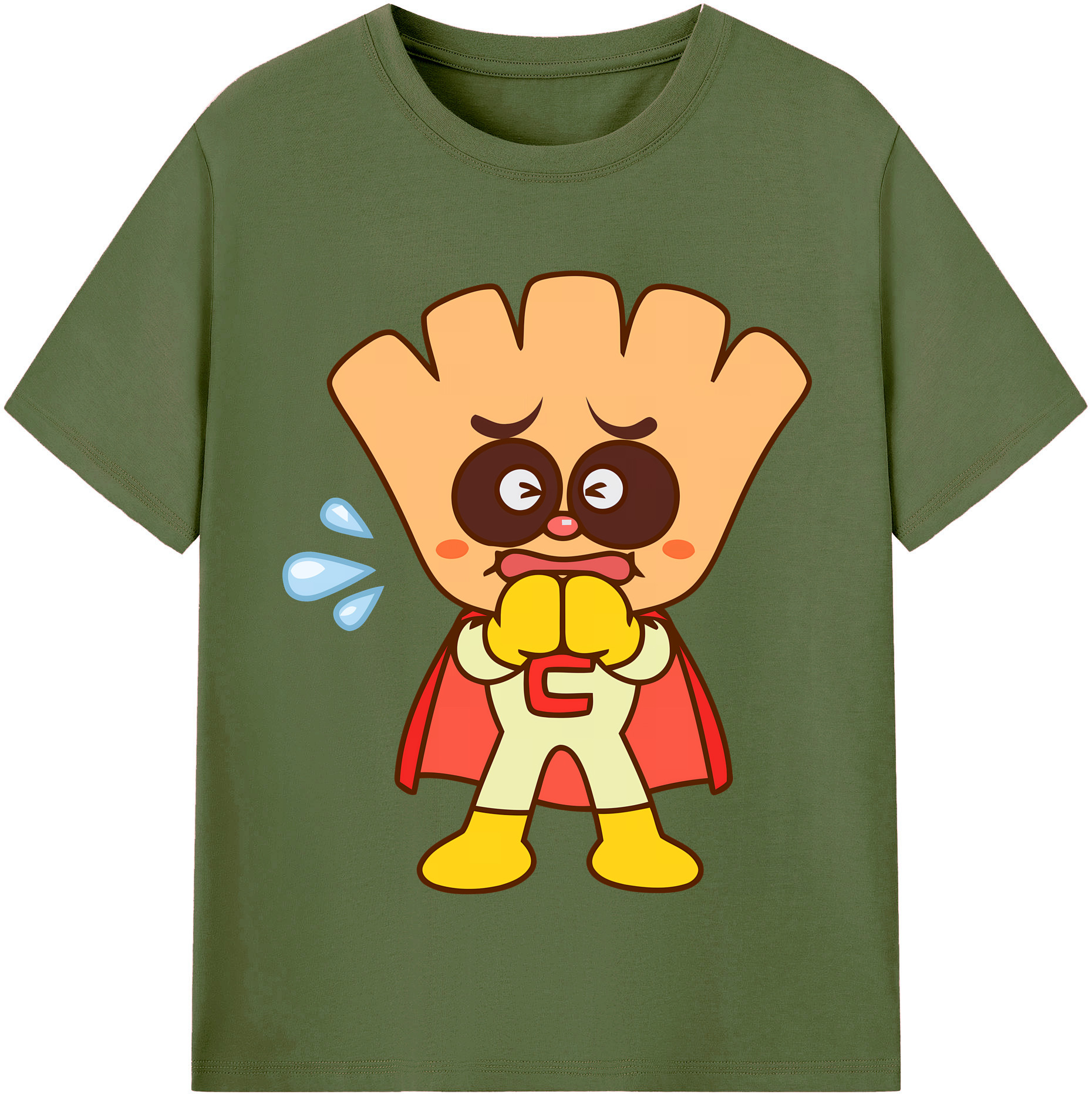 （画像用） アンパンマン Anpanman 綿100％半袖Tシャツ（フロントプリント）